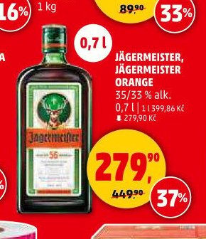 Jägermeister / Jägermeister Orange 0,7 l