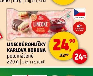 LINECKÉ ROHLÍČKY KARLOVA KORUNA