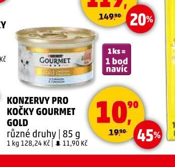 KONZERVY PRO KOČKY GOURMET GOLD různé druhy