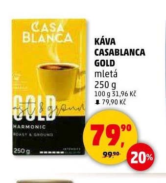 Káva Casablanca Gold mletá 250 g