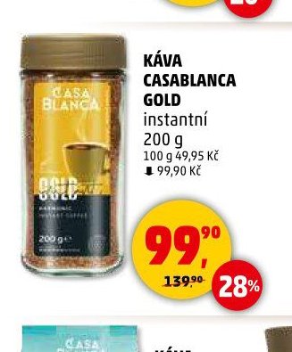 Káva Casablanca Gold instantní 200 g