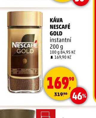 Káva Nescafé Gold instantní 200 g