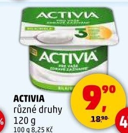 Bílý jogurt Activia Danone