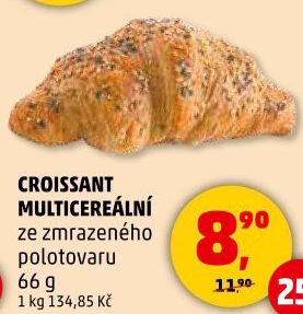 Croissant multicereální