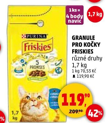Granule pro kočky Friskies