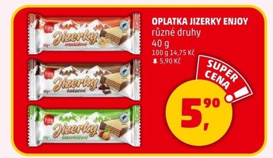 Oplatky Jizerky Enjoy