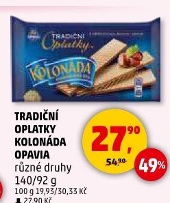 Oplatky Kolonáda Opavia