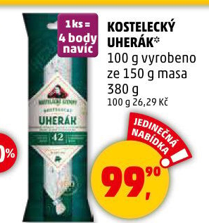 Salám Uherák kostelecký Kostelecké uzeniny