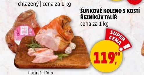 Šunkové koleno s kostí Řezníkův Talíř