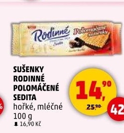 Sušenky Rodinné polomáčené Sedita