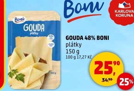 Sýr Gouda 48% Boni