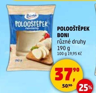 Sýr Polooštěpek Boni
