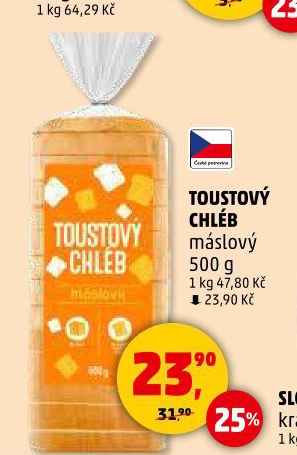 Toustový chléb Karlova Koruna