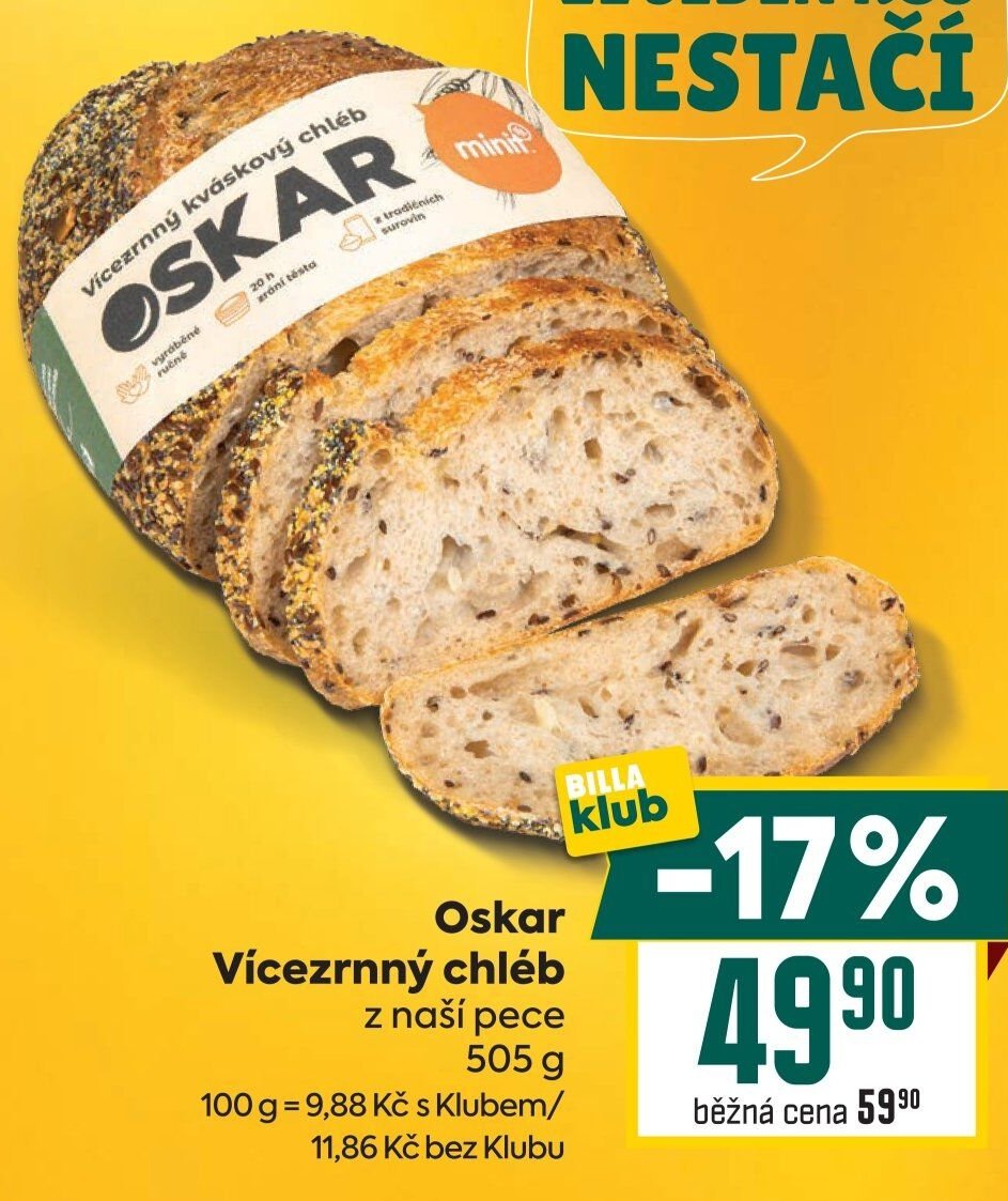 Oskar Vícezrnný chléb z naší pece