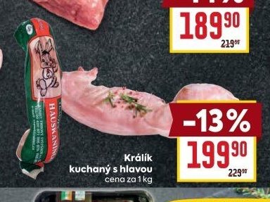 Králík kuchaný s hlavou - BILLA akcniletaky.com