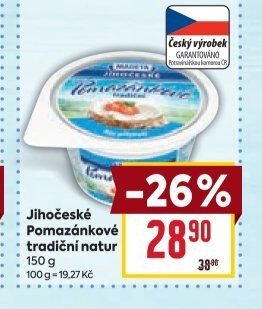 Jihočeské Pomazánkové tradiční natur