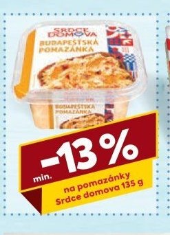 Srdce domova pomazánky