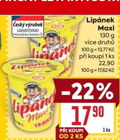 Dezert Lipánek Madeta