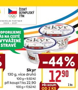 Dezert zakysaný ochucený Skyr Bohušovická mlékárna