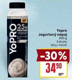 Jogurtový proteinový nápoj Yopro