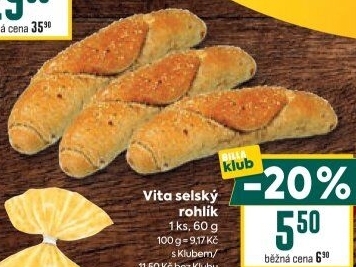 Rohlík Vita selský