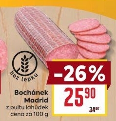 Salám bochánek Madrid