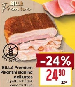 Slanina pikantní Deli Billa Premium