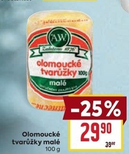 Sýr tvarůžky olomoucké A.W.
