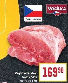 Vepřová plec bez kosti Vocílka