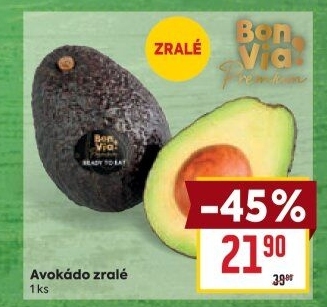 Avokádo Billa Bonvia Premium