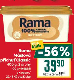 Margarín máslová příchuť Rama