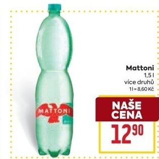 Přírodní voda Mattoni