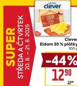 Sýr Eidam 30% Clever