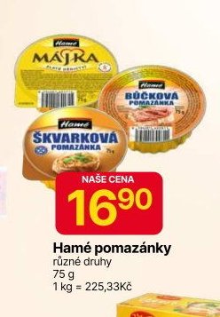 Hamé pomazánky
