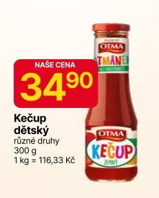 Kečup dětský Otma