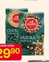 Fazole, čočka Lagris