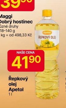 Řepkový olej Apetol