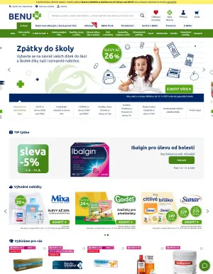 akční leták BENU Lékárna 20.8.2025-26.8.2025