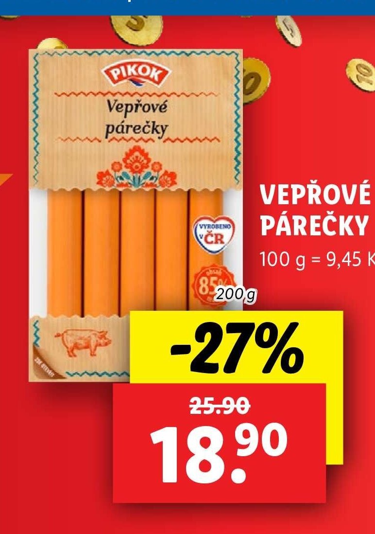 Vepřové párečky