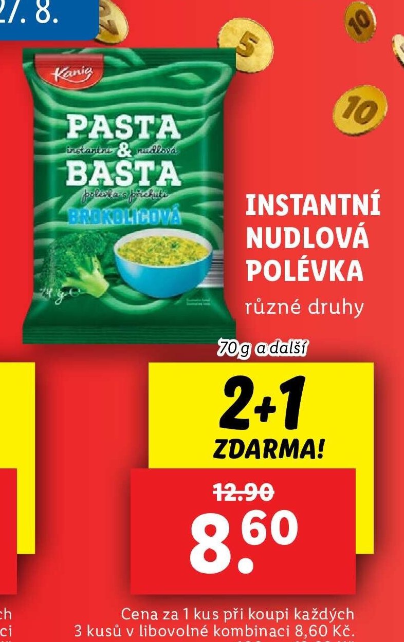 Pasta Basta Instantní nudlová polévka