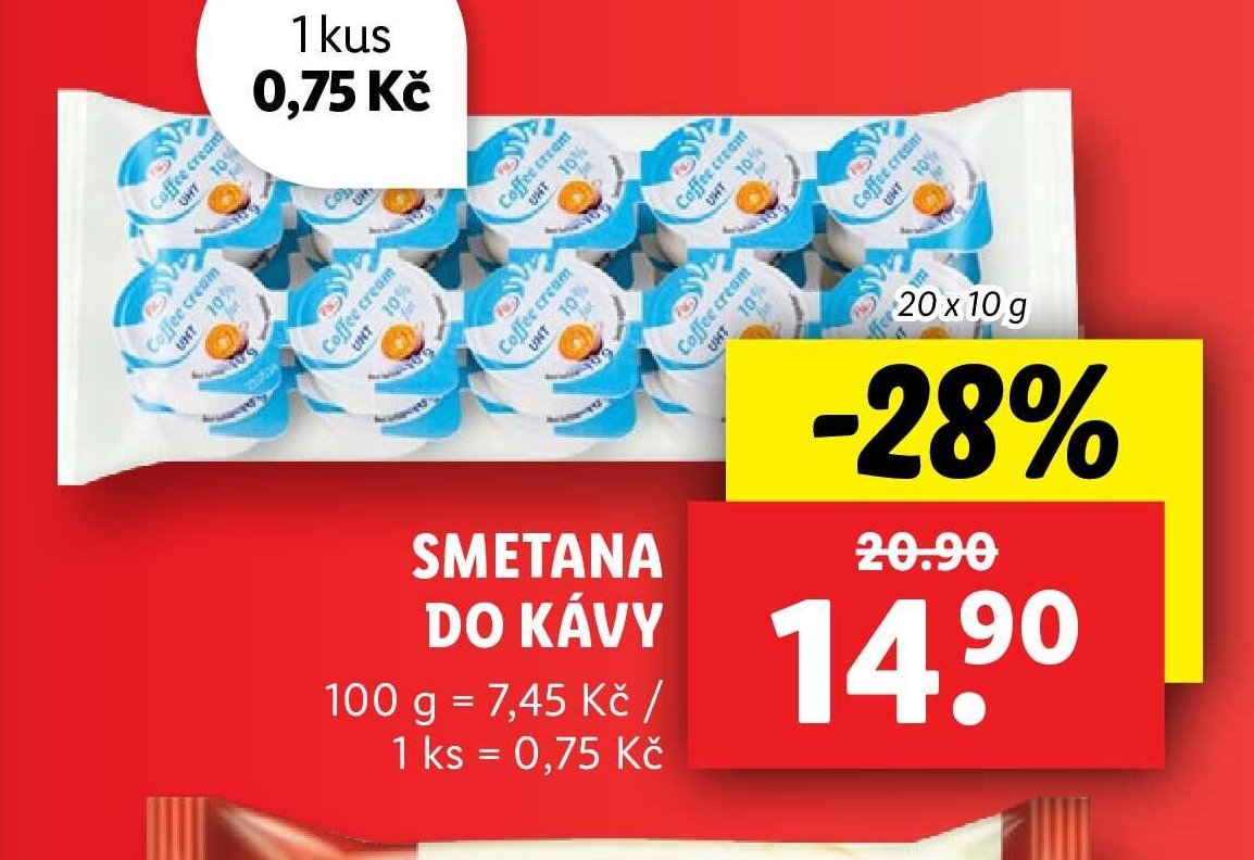 Smetana do kávy