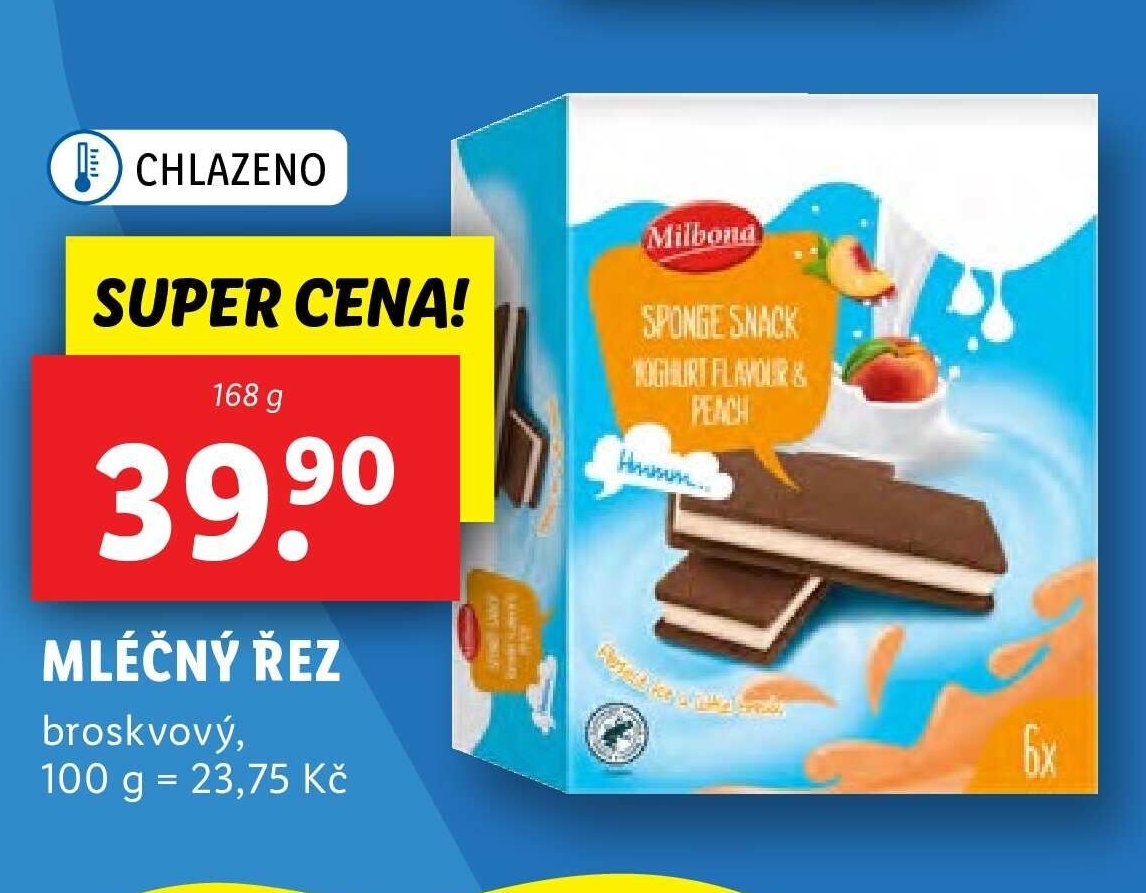 Milbona mléčný řez