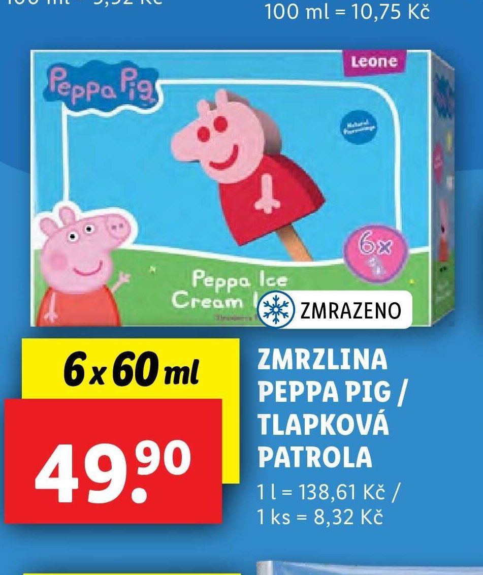 ZMRZLINA PEPPA PIG / TLAPKOVÁ PATROLA