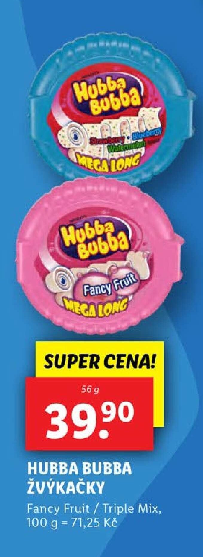 HUBBA BUBBA ŽVÝKAČKY