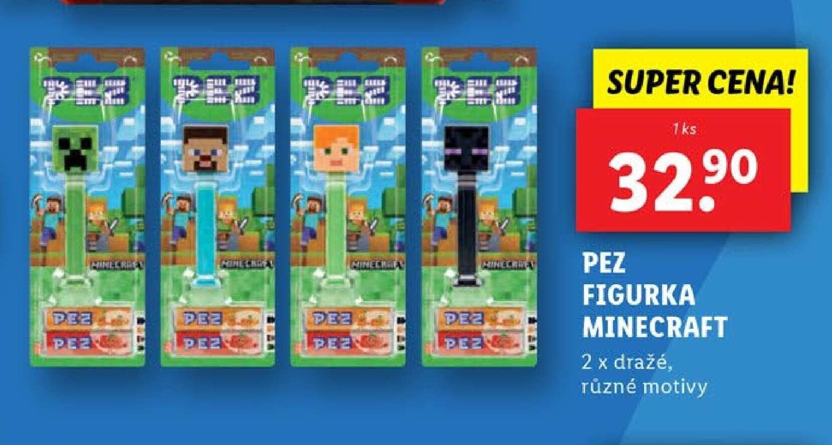 PEZ FIGURKA MINECRAFT