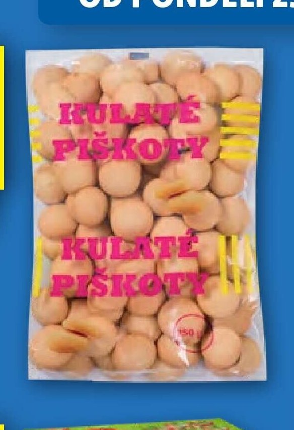 Kulaté piškoty