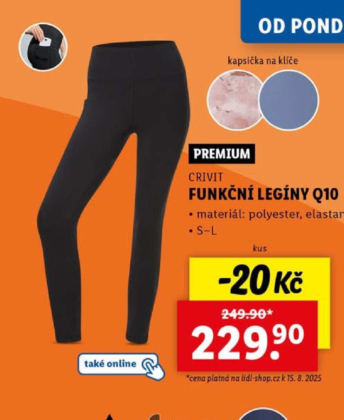 CRIVIT FUNKČNÍ LEGÍNY Q10