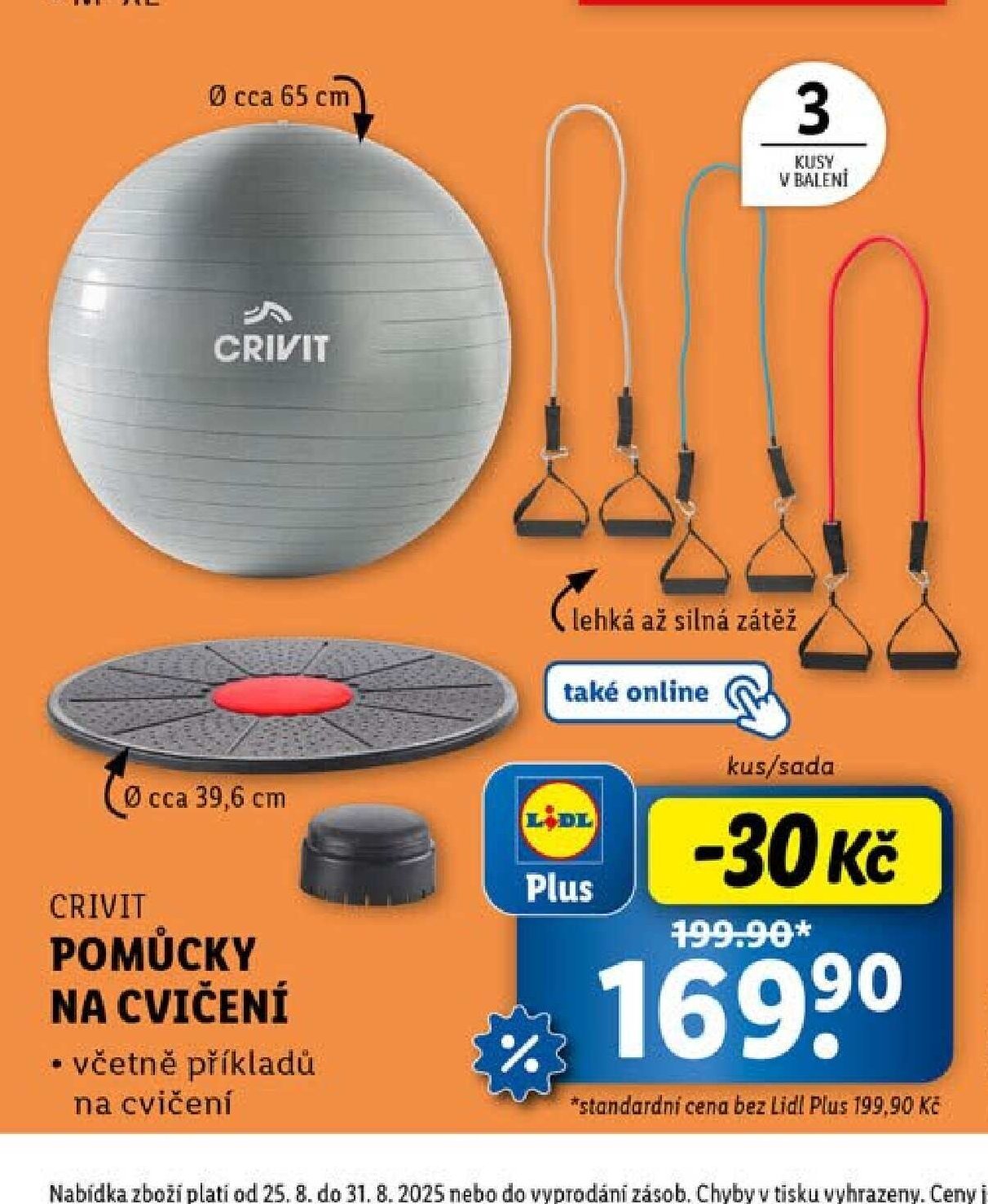CRIVIT POMŮCKY NA CVIČENÍ
