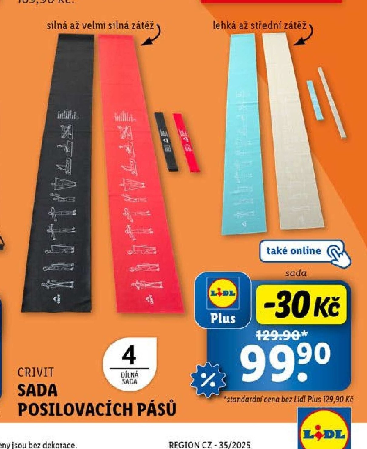 CRIVIT SADA POSILOVACÍCH PÁSŮ