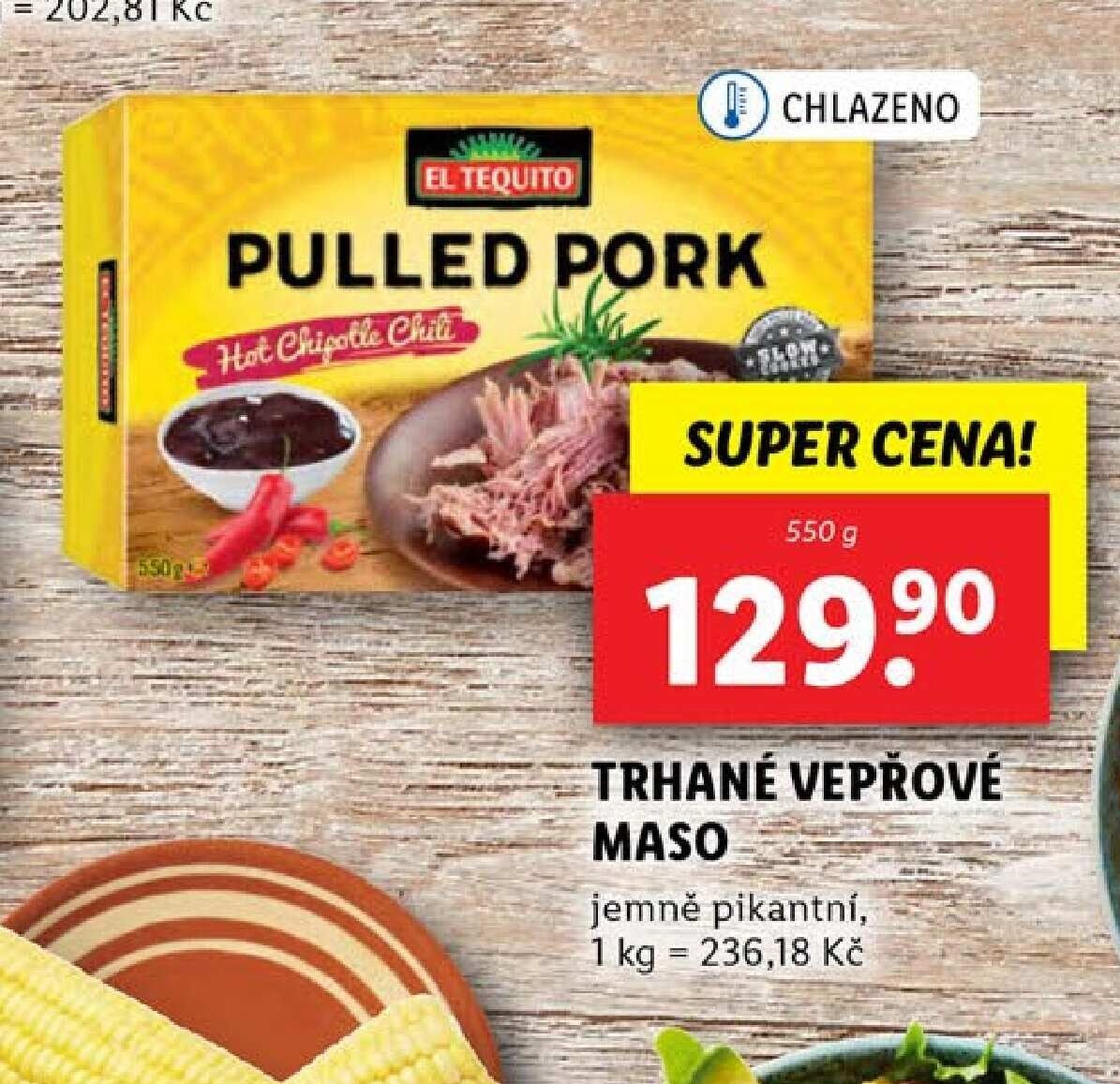 TRHANÉ VEPŘOVÉ MASO